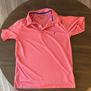 Nautica Bright Coral Polo Shirt
